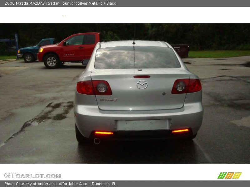 Sunlight Silver Metallic / Black 2006 Mazda MAZDA3 i Sedan