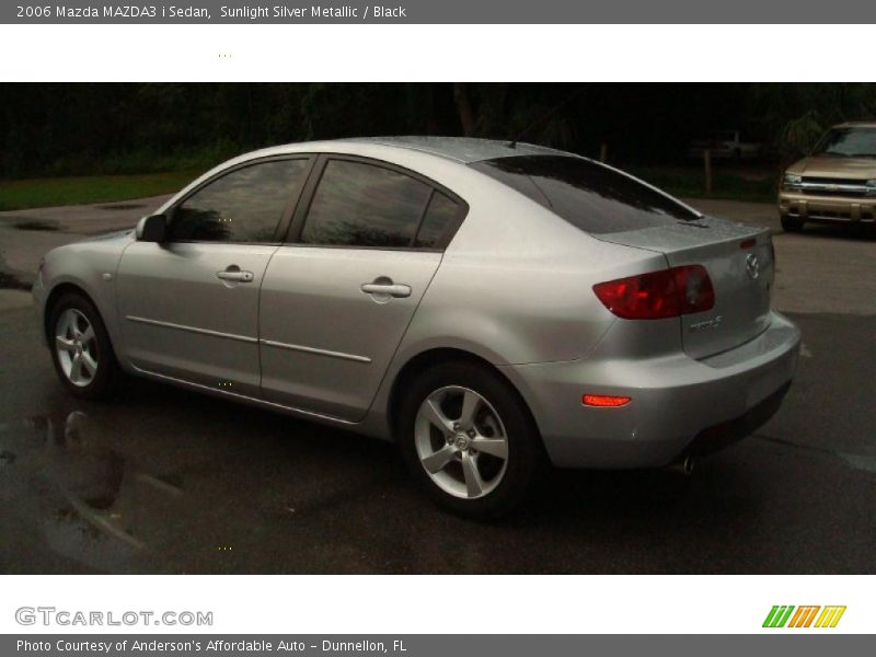 Sunlight Silver Metallic / Black 2006 Mazda MAZDA3 i Sedan