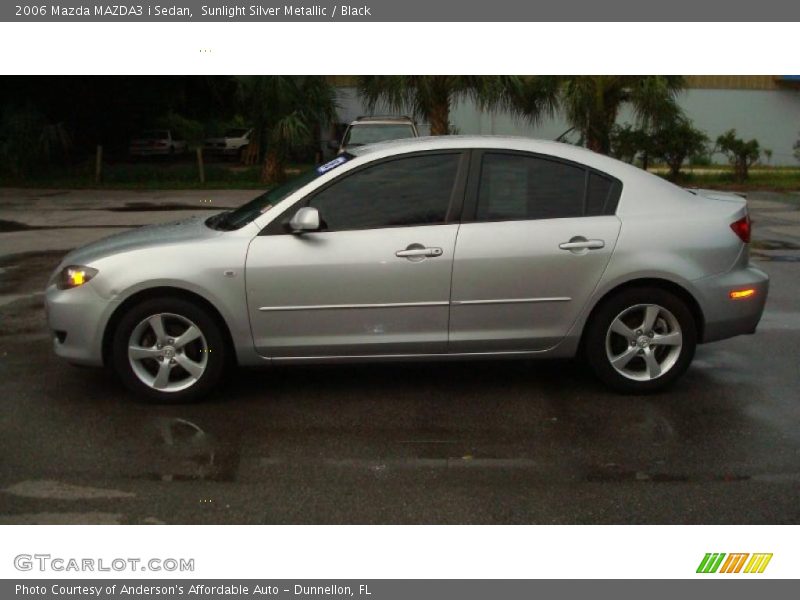 Sunlight Silver Metallic / Black 2006 Mazda MAZDA3 i Sedan