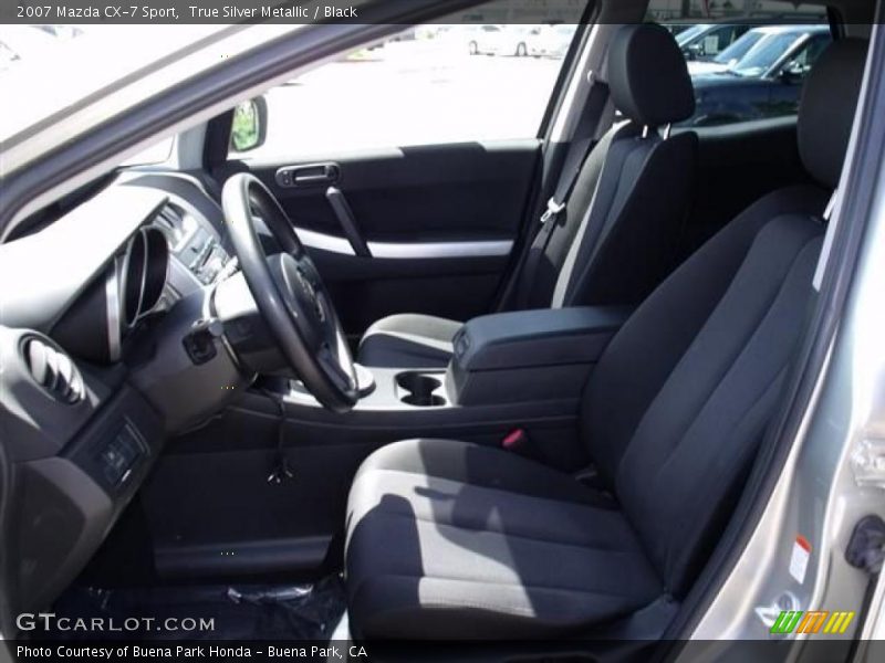 True Silver Metallic / Black 2007 Mazda CX-7 Sport
