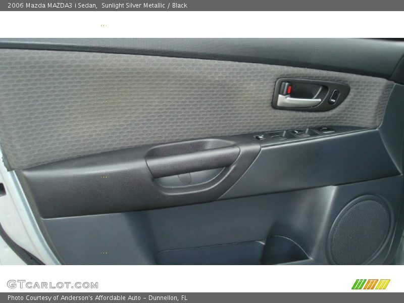 Sunlight Silver Metallic / Black 2006 Mazda MAZDA3 i Sedan