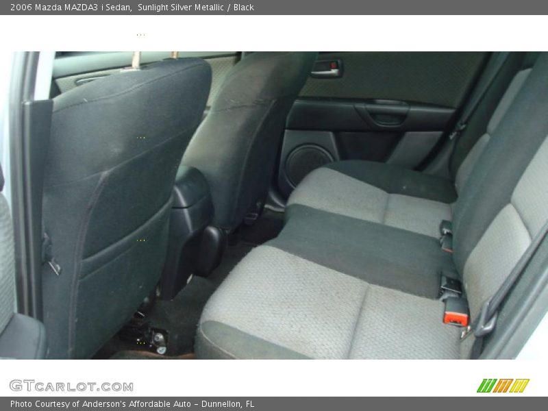 Sunlight Silver Metallic / Black 2006 Mazda MAZDA3 i Sedan
