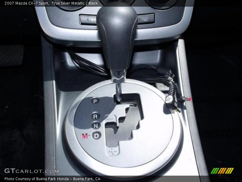 True Silver Metallic / Black 2007 Mazda CX-7 Sport
