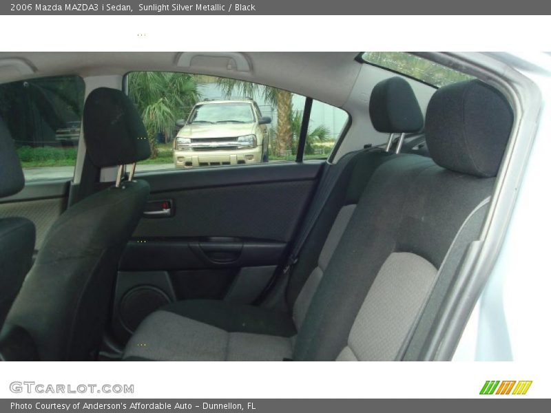 Sunlight Silver Metallic / Black 2006 Mazda MAZDA3 i Sedan