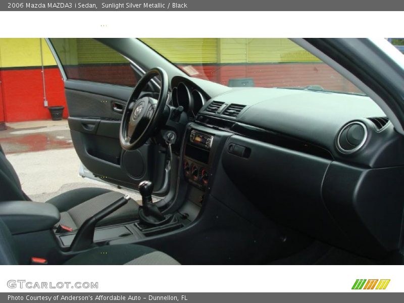 Sunlight Silver Metallic / Black 2006 Mazda MAZDA3 i Sedan
