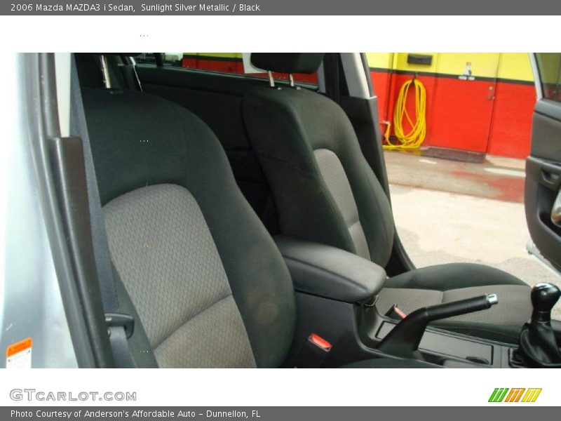 Sunlight Silver Metallic / Black 2006 Mazda MAZDA3 i Sedan