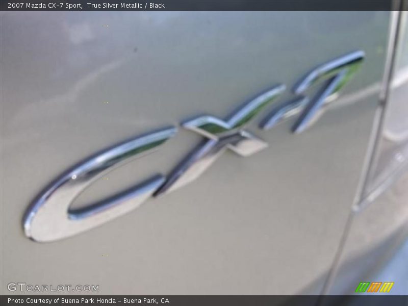 True Silver Metallic / Black 2007 Mazda CX-7 Sport