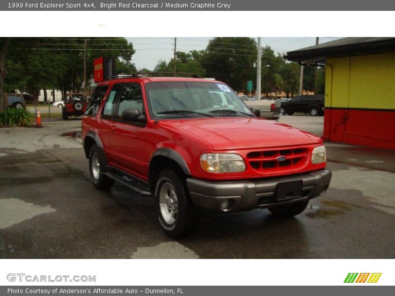 Bright Red Clearcoat / Medium Graphite Grey 1999 Ford Explorer Sport 4x4