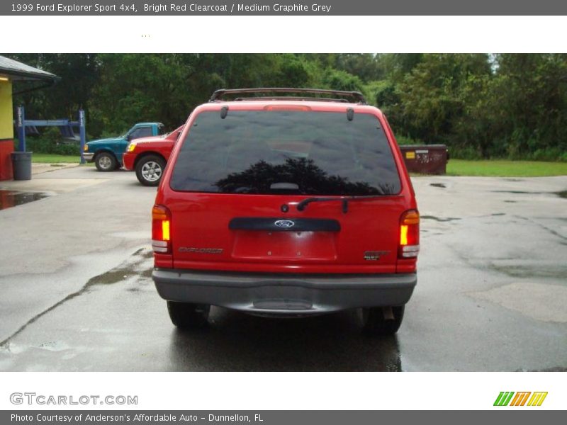 Bright Red Clearcoat / Medium Graphite Grey 1999 Ford Explorer Sport 4x4