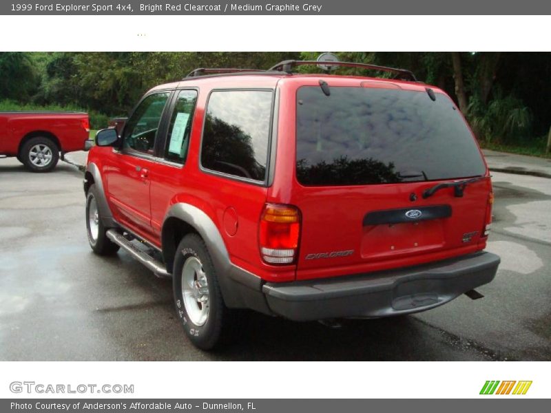 Bright Red Clearcoat / Medium Graphite Grey 1999 Ford Explorer Sport 4x4