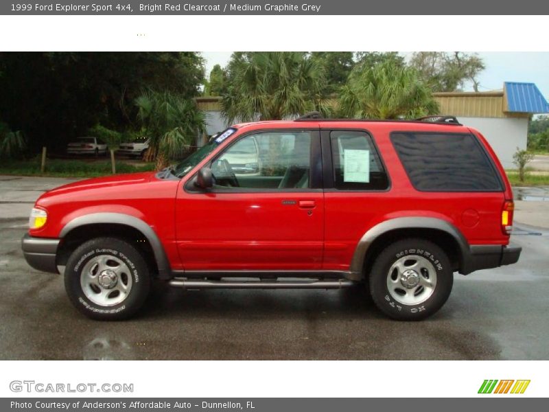 Bright Red Clearcoat / Medium Graphite Grey 1999 Ford Explorer Sport 4x4