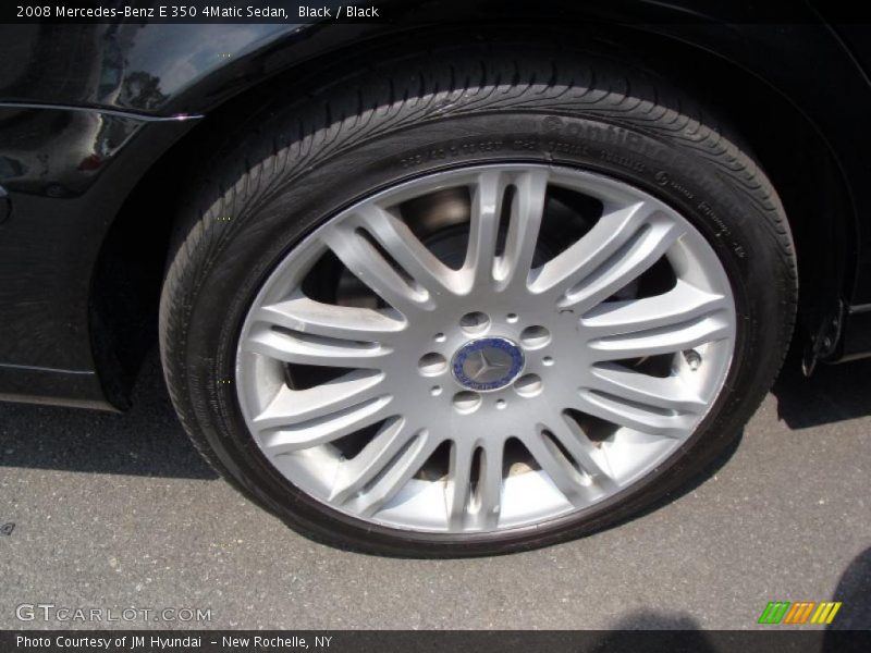 Black / Black 2008 Mercedes-Benz E 350 4Matic Sedan
