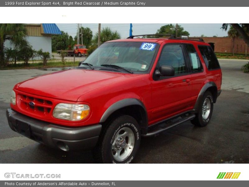 Bright Red Clearcoat / Medium Graphite Grey 1999 Ford Explorer Sport 4x4