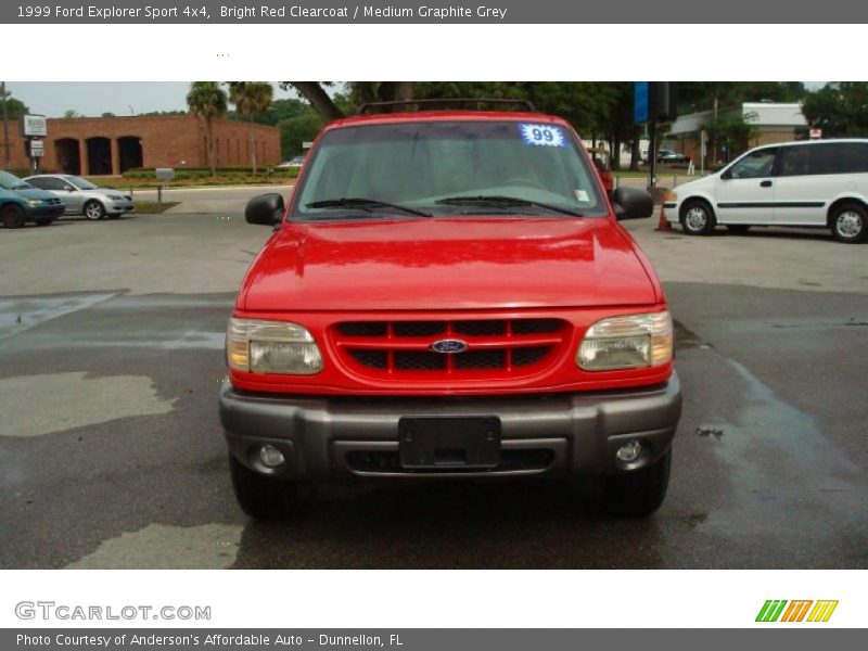 Bright Red Clearcoat / Medium Graphite Grey 1999 Ford Explorer Sport 4x4