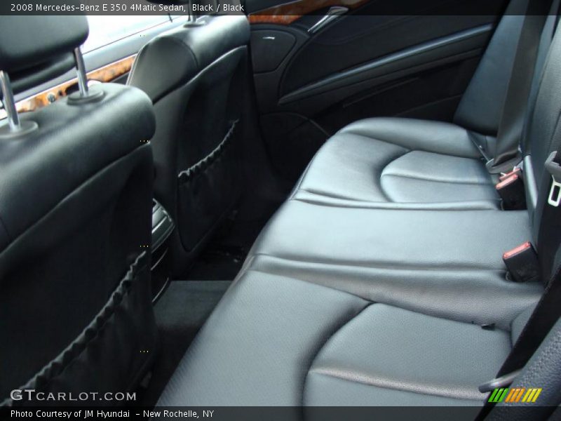 Black / Black 2008 Mercedes-Benz E 350 4Matic Sedan