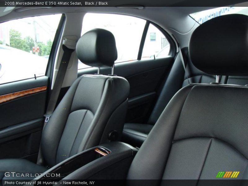Black / Black 2008 Mercedes-Benz E 350 4Matic Sedan