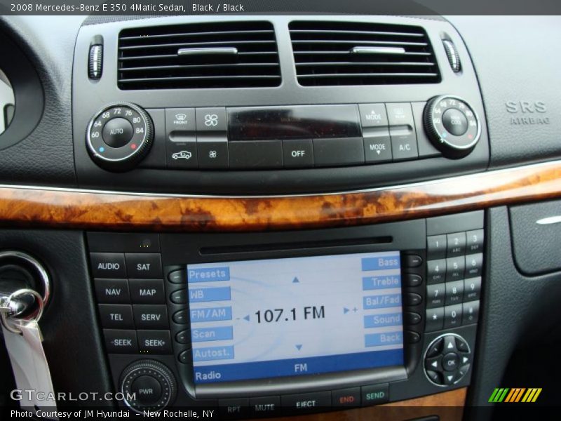 Black / Black 2008 Mercedes-Benz E 350 4Matic Sedan