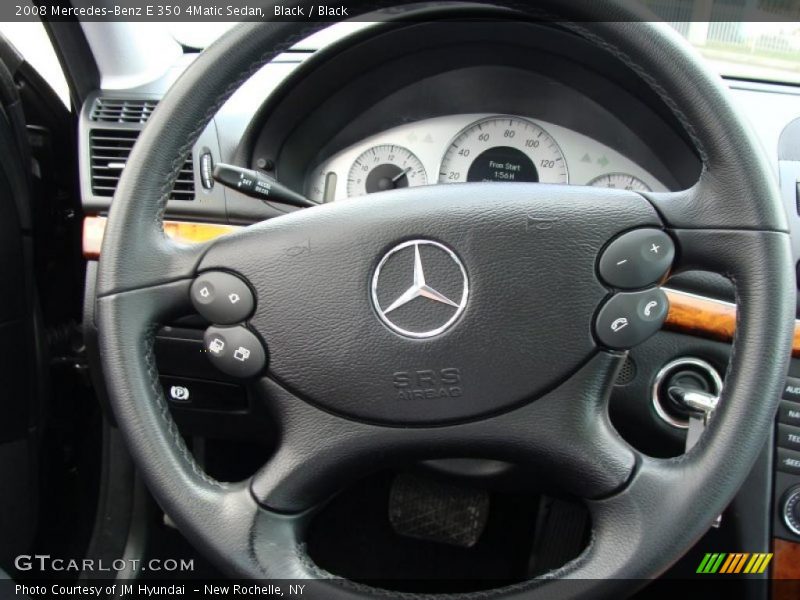 Black / Black 2008 Mercedes-Benz E 350 4Matic Sedan