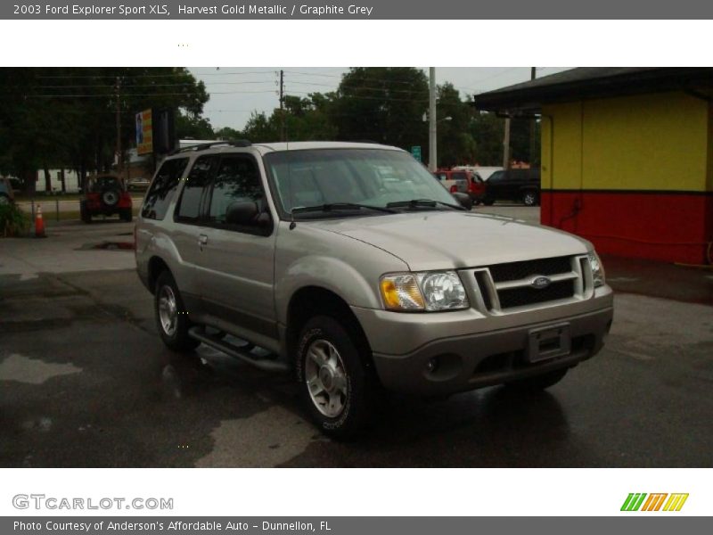 Harvest Gold Metallic / Graphite Grey 2003 Ford Explorer Sport XLS