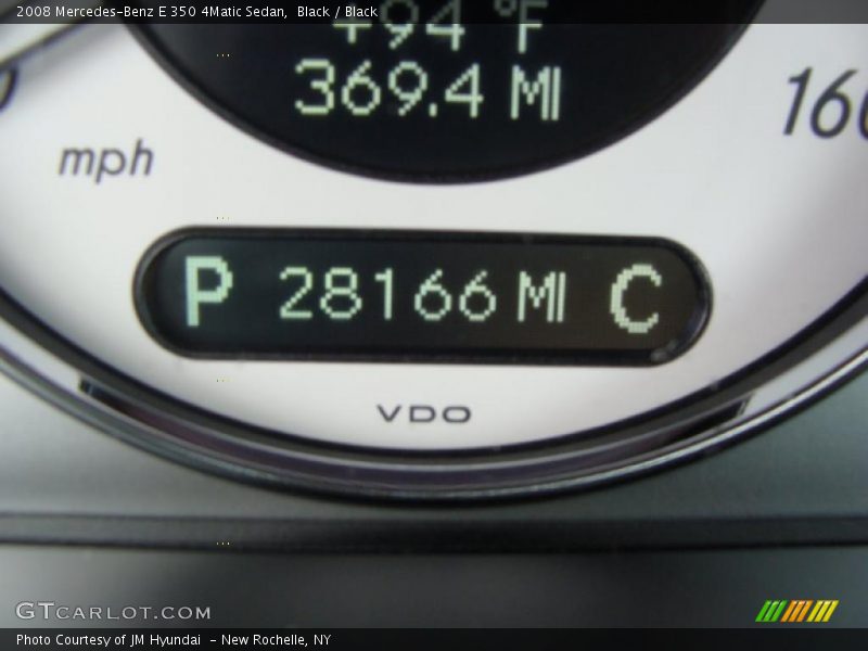 Black / Black 2008 Mercedes-Benz E 350 4Matic Sedan