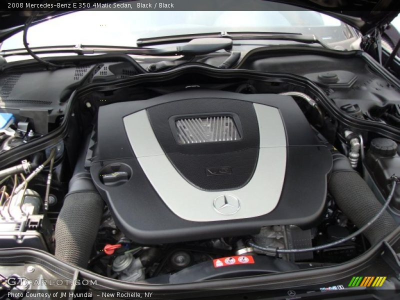 Black / Black 2008 Mercedes-Benz E 350 4Matic Sedan