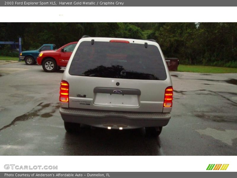 Harvest Gold Metallic / Graphite Grey 2003 Ford Explorer Sport XLS