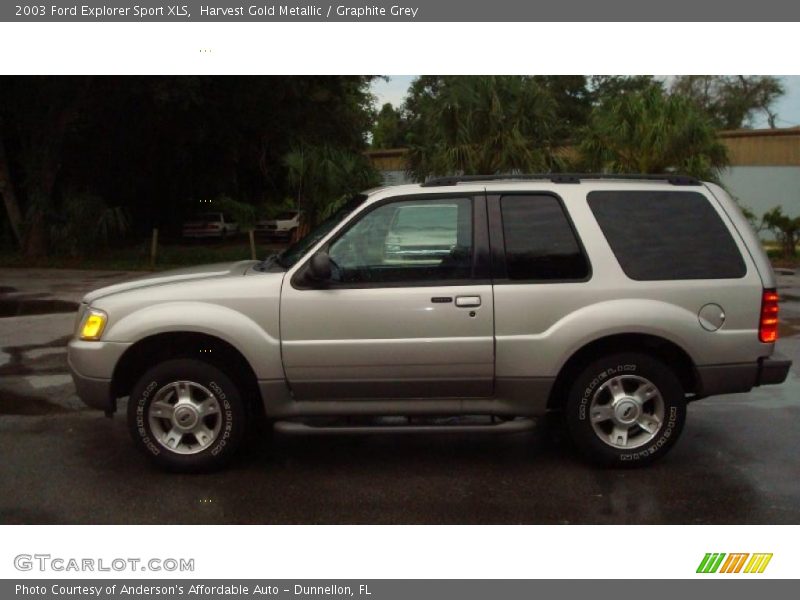 Harvest Gold Metallic / Graphite Grey 2003 Ford Explorer Sport XLS