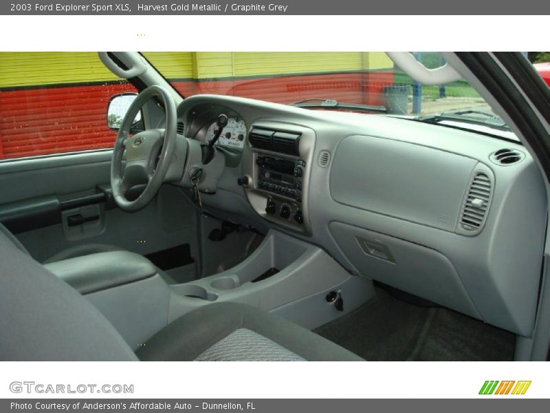 Harvest Gold Metallic / Graphite Grey 2003 Ford Explorer Sport XLS