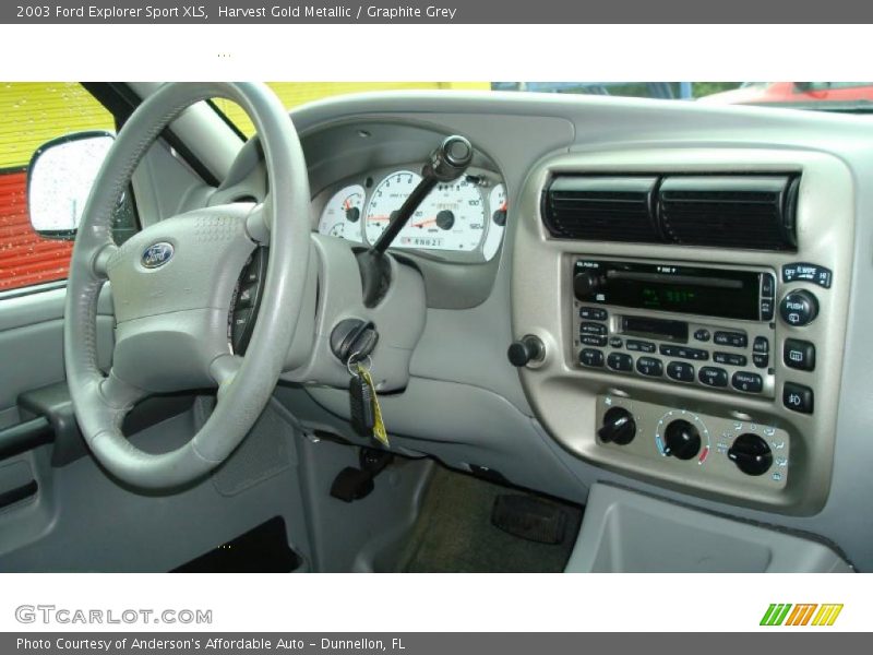 Harvest Gold Metallic / Graphite Grey 2003 Ford Explorer Sport XLS