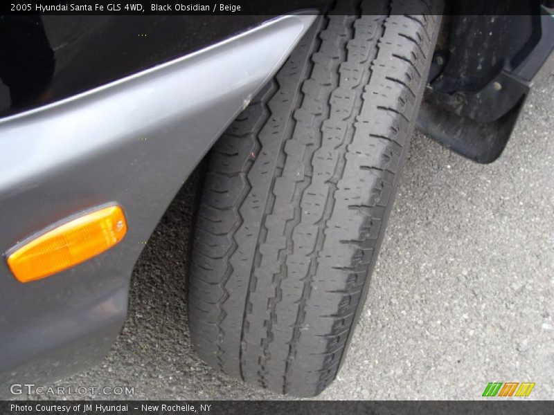 Black Obsidian / Beige 2005 Hyundai Santa Fe GLS 4WD