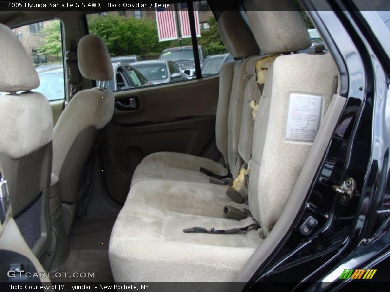 Black Obsidian / Beige 2005 Hyundai Santa Fe GLS 4WD
