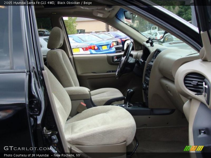 Black Obsidian / Beige 2005 Hyundai Santa Fe GLS 4WD