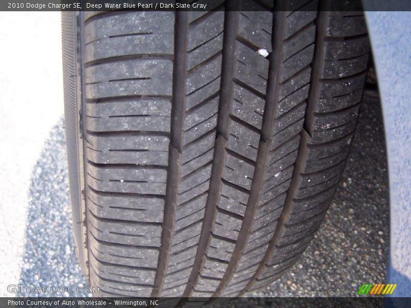 Deep Water Blue Pearl / Dark Slate Gray 2010 Dodge Charger SE