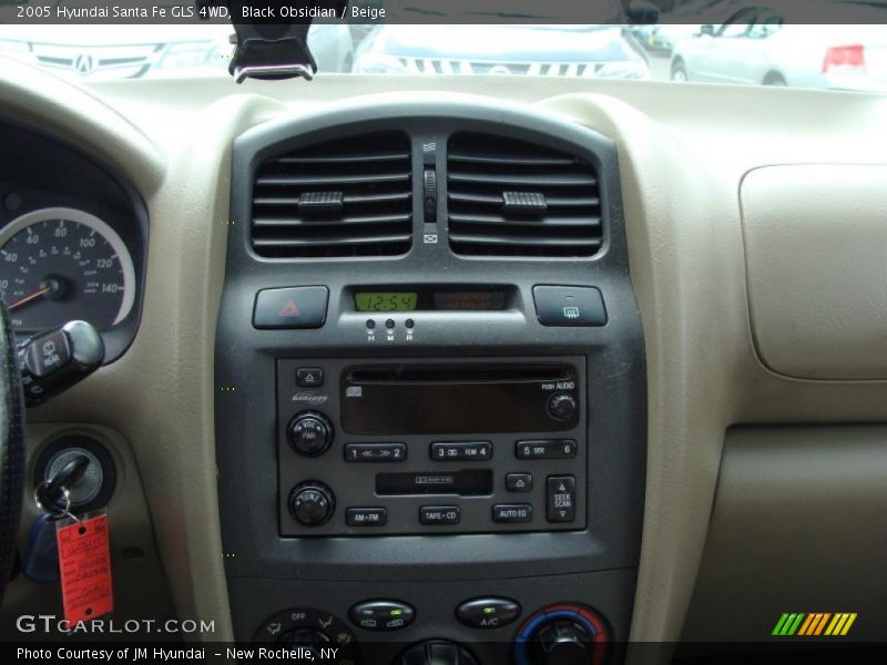Black Obsidian / Beige 2005 Hyundai Santa Fe GLS 4WD