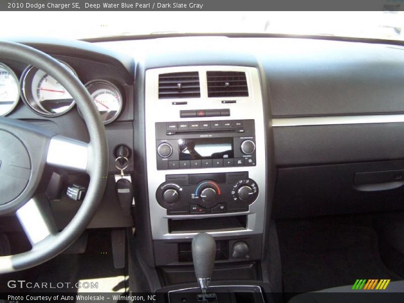 Deep Water Blue Pearl / Dark Slate Gray 2010 Dodge Charger SE