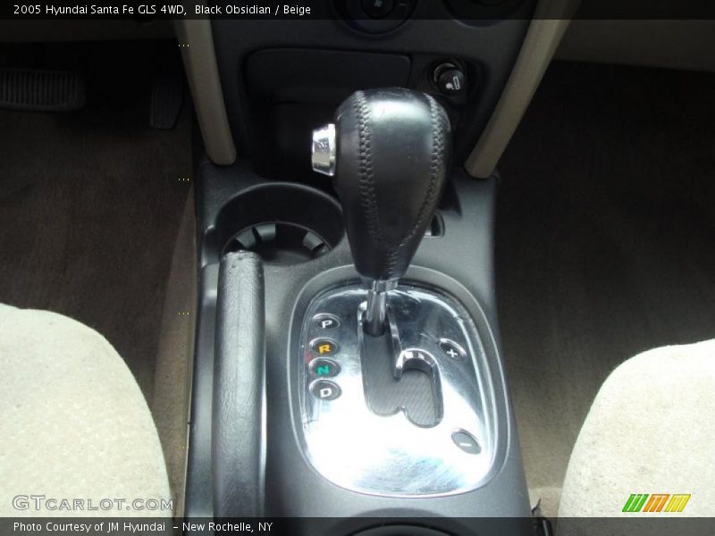 Black Obsidian / Beige 2005 Hyundai Santa Fe GLS 4WD