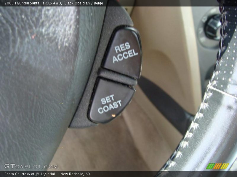 Black Obsidian / Beige 2005 Hyundai Santa Fe GLS 4WD