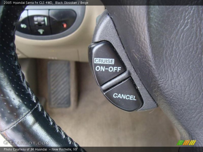 Black Obsidian / Beige 2005 Hyundai Santa Fe GLS 4WD