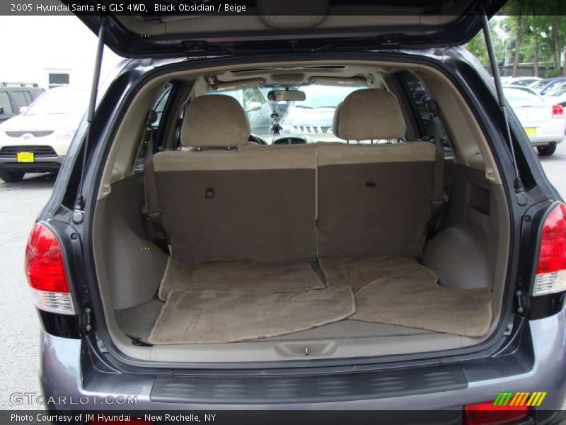 Black Obsidian / Beige 2005 Hyundai Santa Fe GLS 4WD