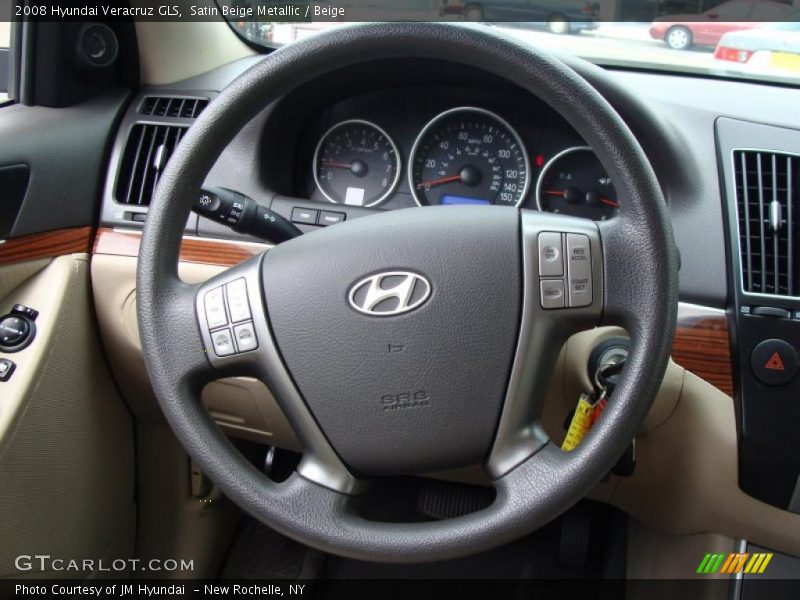 Satin Beige Metallic / Beige 2008 Hyundai Veracruz GLS