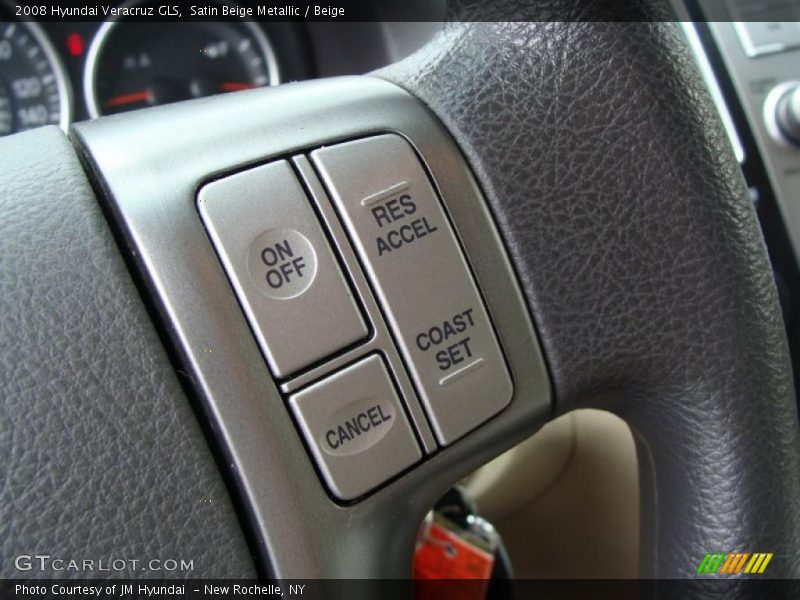 Satin Beige Metallic / Beige 2008 Hyundai Veracruz GLS