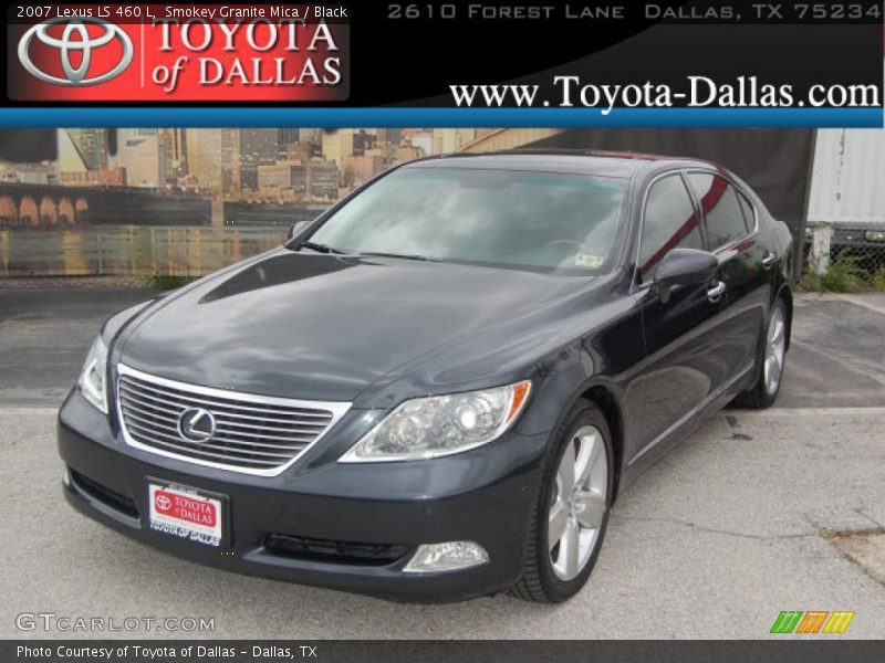 Smokey Granite Mica / Black 2007 Lexus LS 460 L