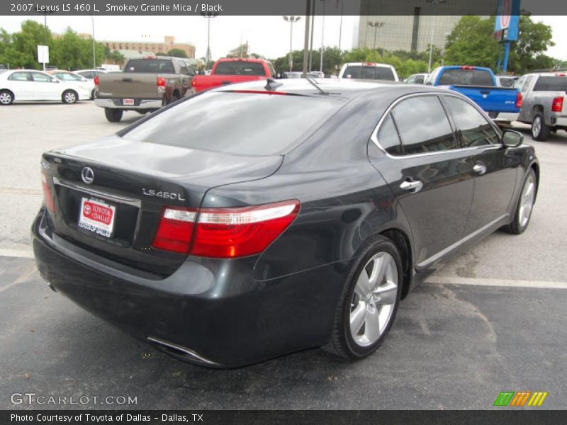 Smokey Granite Mica / Black 2007 Lexus LS 460 L