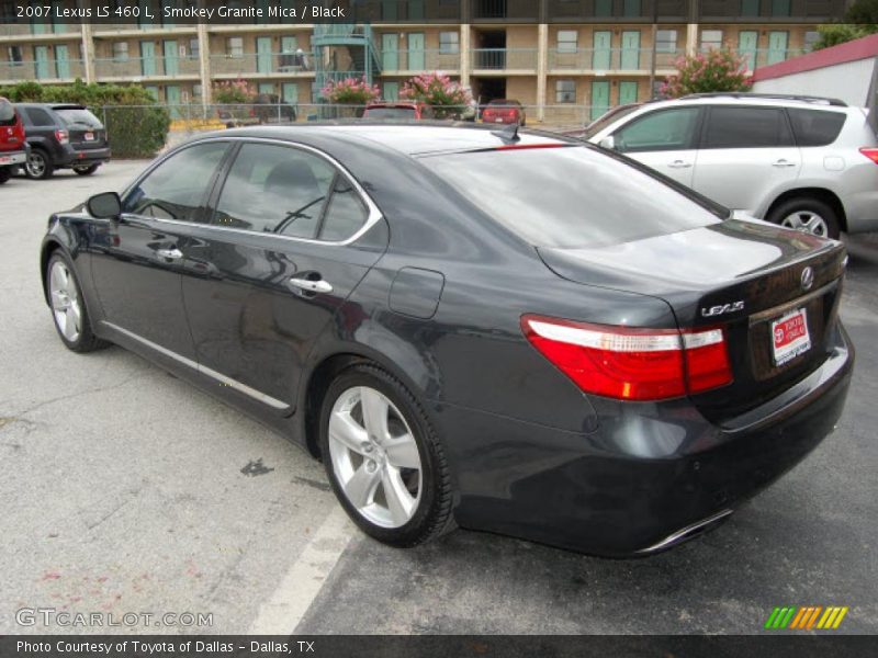 Smokey Granite Mica / Black 2007 Lexus LS 460 L