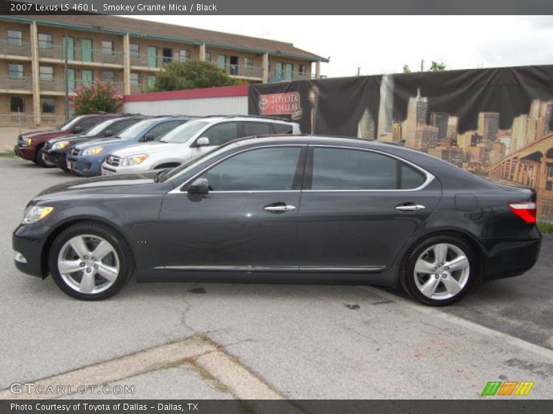 Smokey Granite Mica / Black 2007 Lexus LS 460 L