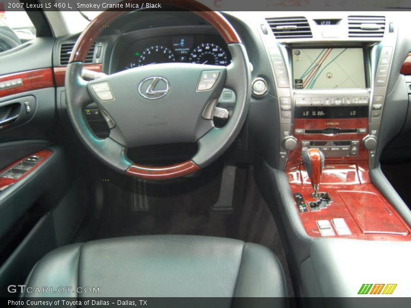 Smokey Granite Mica / Black 2007 Lexus LS 460 L