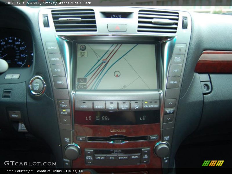 Smokey Granite Mica / Black 2007 Lexus LS 460 L