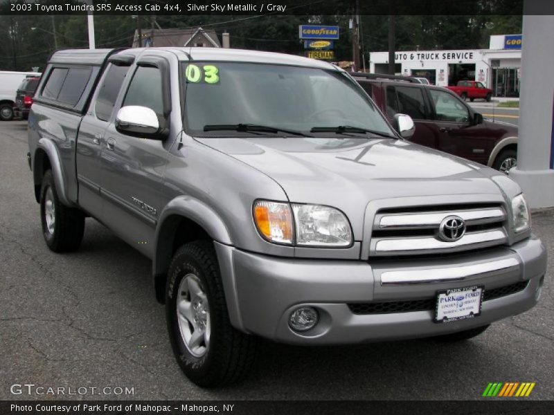 Silver Sky Metallic / Gray 2003 Toyota Tundra SR5 Access Cab 4x4