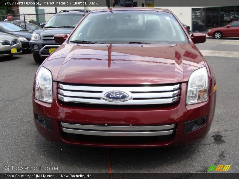 Merlot Metallic / Charcoal Black 2007 Ford Fusion SE