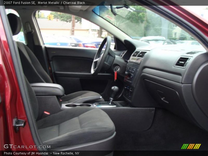 Merlot Metallic / Charcoal Black 2007 Ford Fusion SE